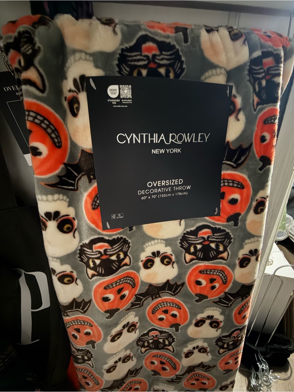 Halloween throw blanket